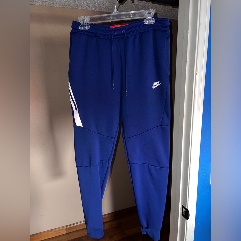 Men’s Nike Tech Fleece Sweatpants (Blue) - Size M